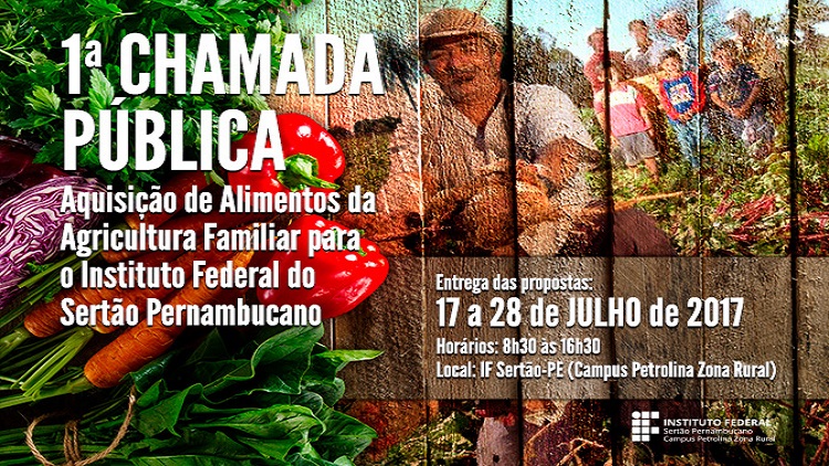 If Sertão Pe Realiza Chamada Pública Para Aquisição De Alimentos Da Agricultura Familiar Blog 4723
